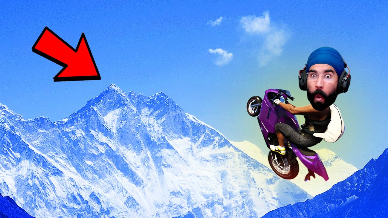 Impossible Bike Glide Race in GTA 5 99% Players Failed