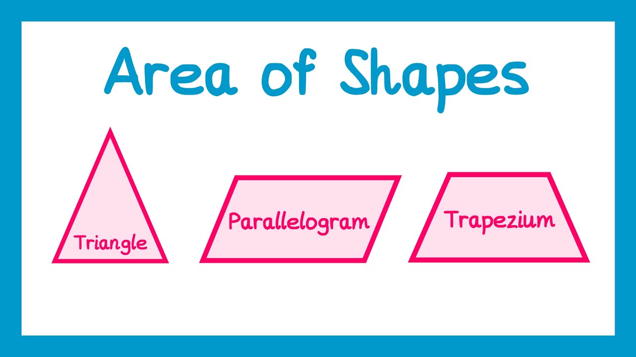 Area of Shapes - GCSE Maths