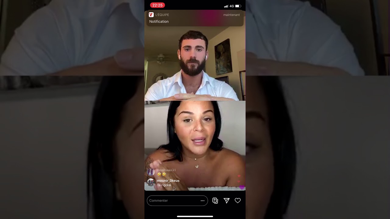 Illan et Léana ( grosse embrouille dans un live Instagram ) a mourir de rire 😂😂😂
