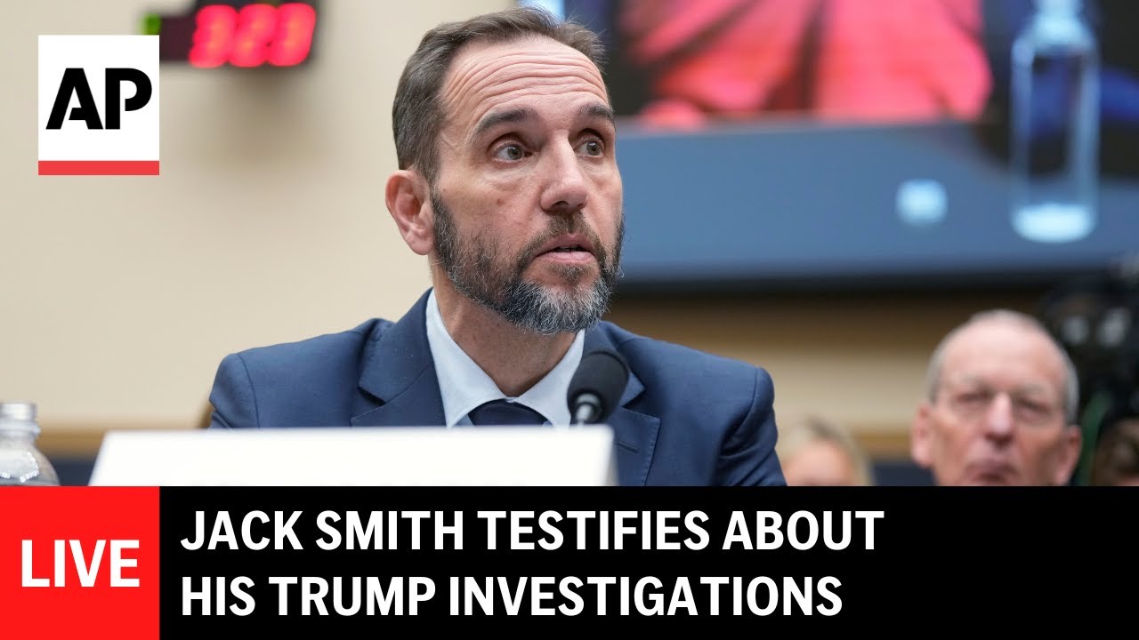 LIVE: Former special counsel Jack Smith testifies about his Trump investigations