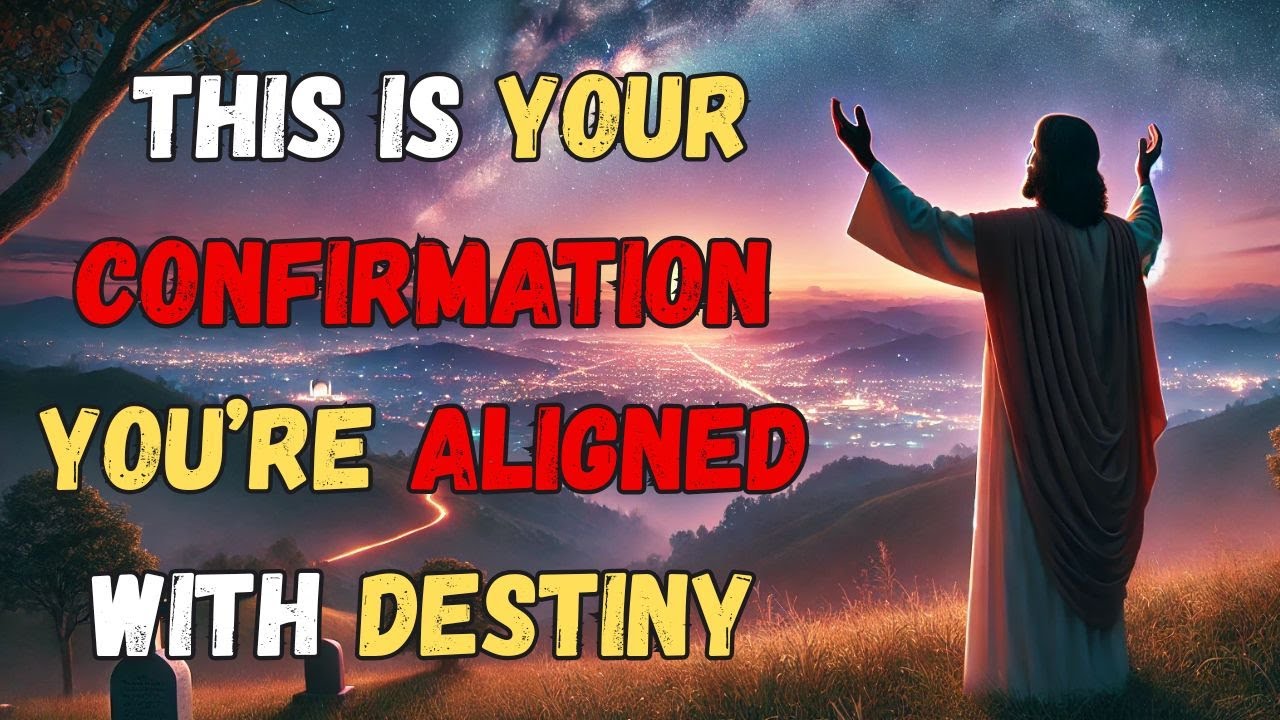 This Is Your Confirmation 🔔 You&rsquo;re Aligned With Destiny | God&rsquo;s Sacred Voice | Jesus Message Today