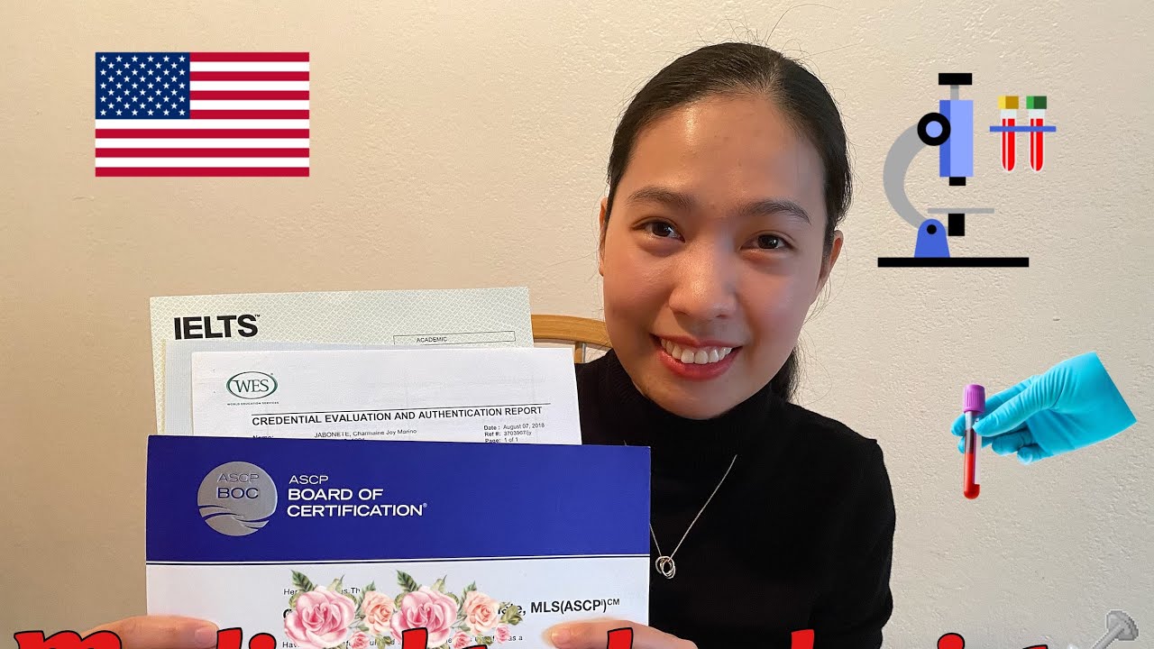 Process & Requirements to be a Medtech/Lab Scientist in the USA.  #pinayintheUSA#medtechinUSA