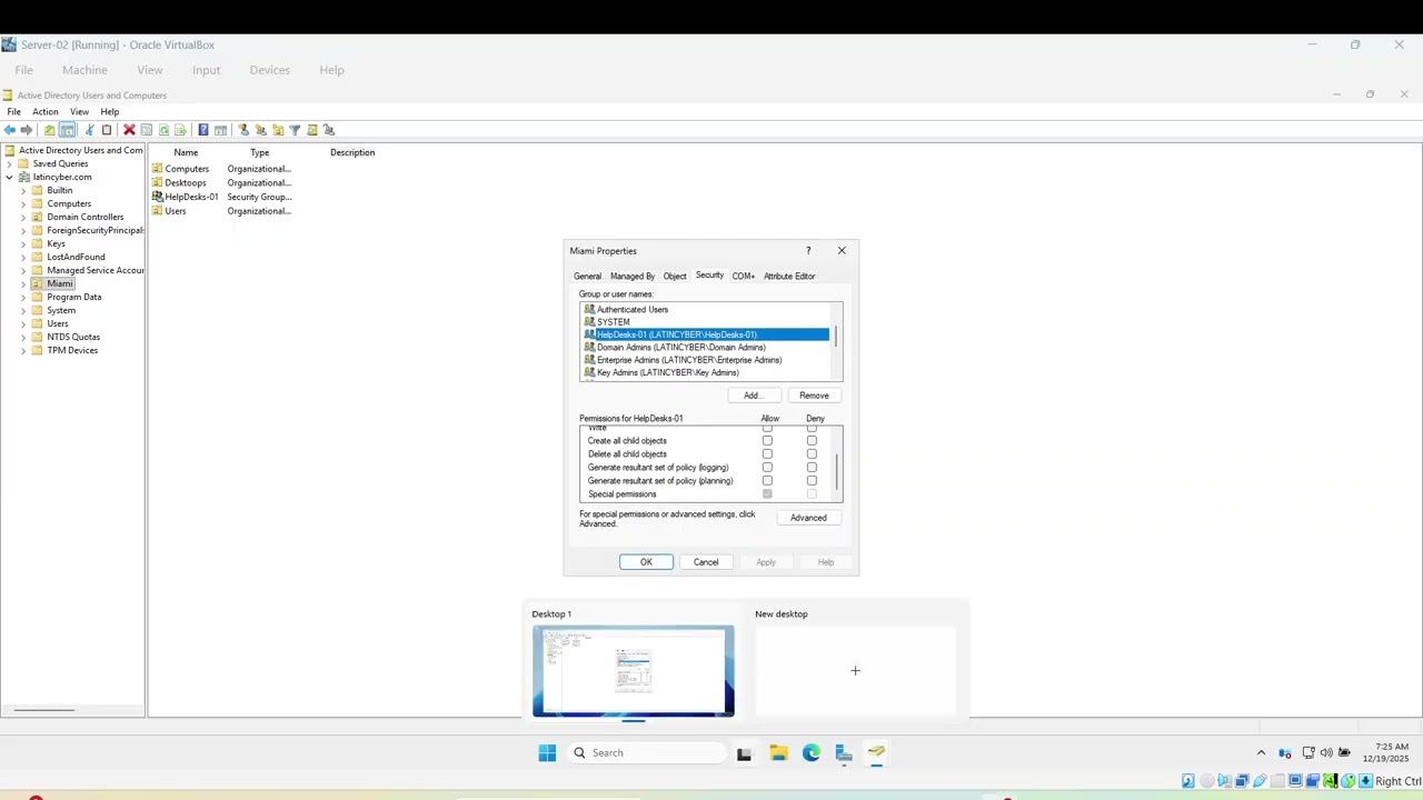 How to create Organizational Units (OUs) & managing in Active Directory