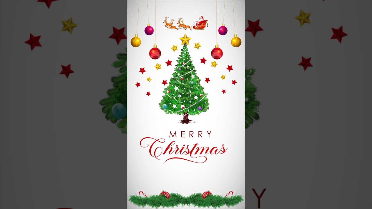 Merry Christmas Animation | Motion Design for Christmas | #aftereffects  Effects | #christmas