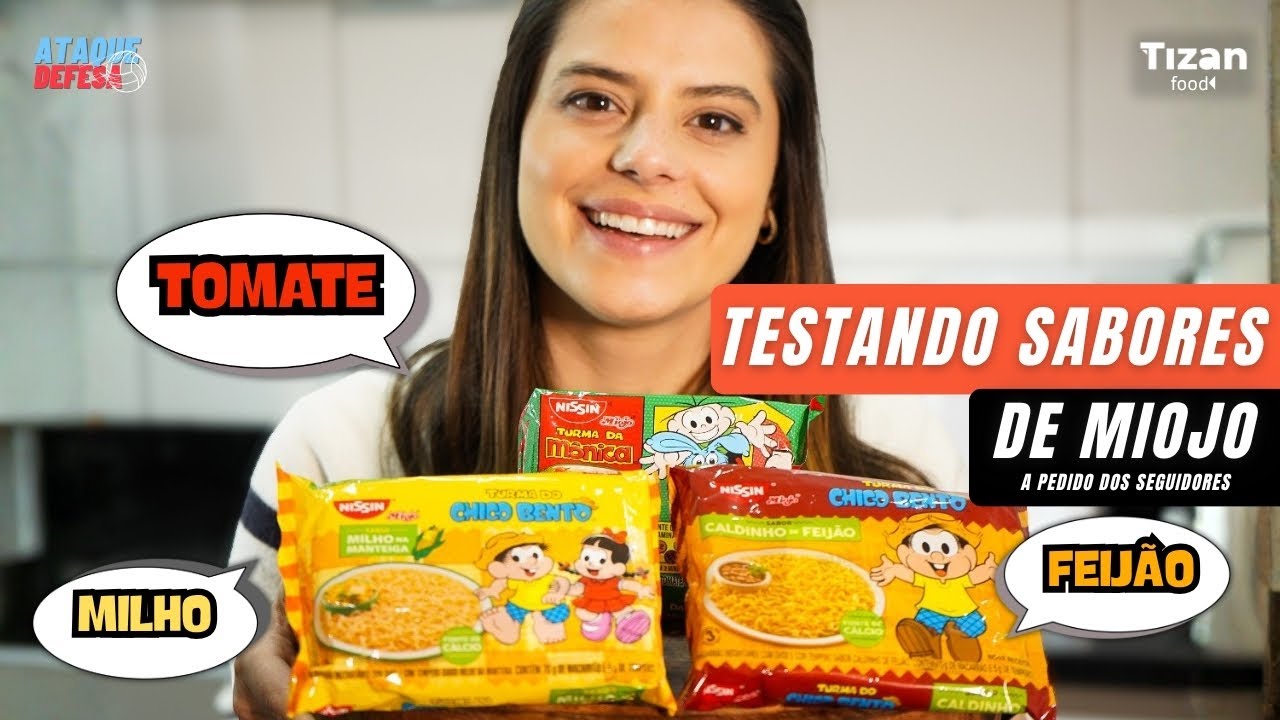 SERÁ QUE DEU CERTO? Provando Sabores de MIOJO (Pedido do canal ATAQUE DEFESA) | Tizan Food #57