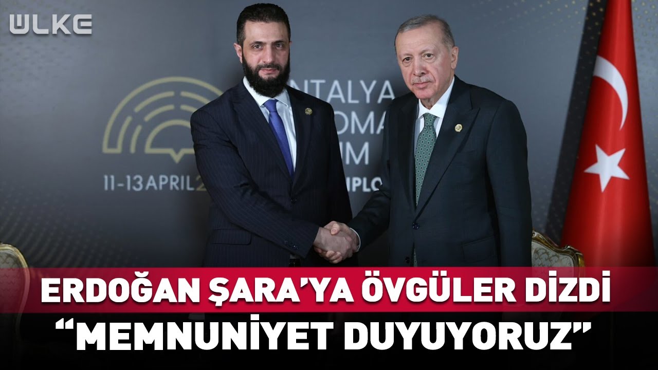 Erdoğan Suriye Liderine Övgüler Dizdi 