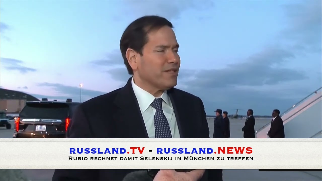 Rubio rechnet damit Selenskij in München zu treffen