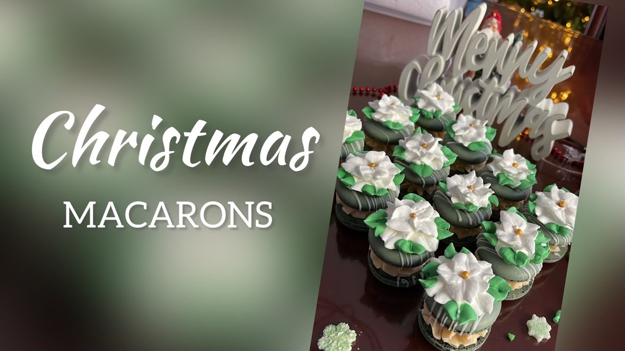 CHRISTMAS  MACARONS 🎄Decorated macarons 🎄MERRY CHRISTMAS🎄MACARON🎄РОЖДЕСТВЕНСКИЕ МАКАРОН🎄 МАКАРОНС