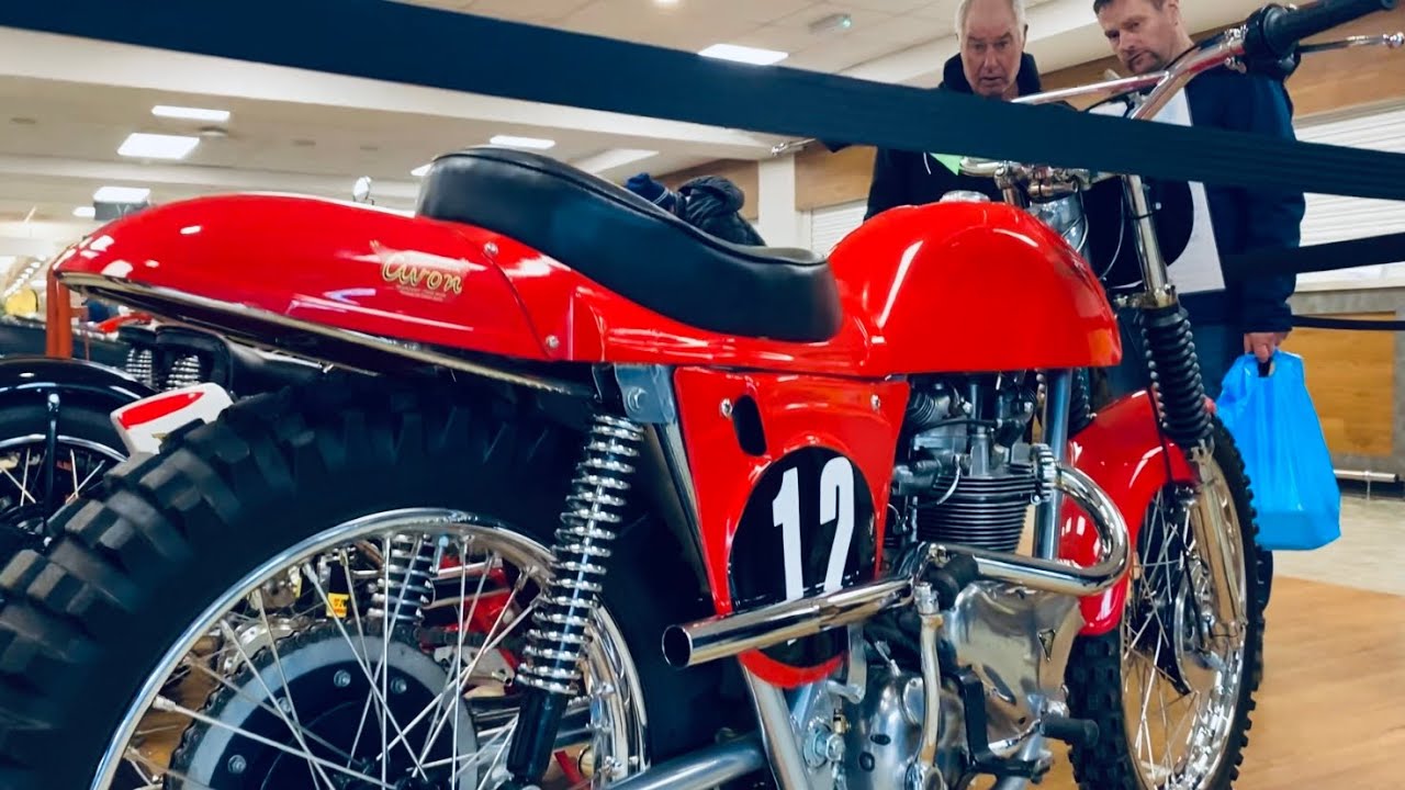 KEMPTON PARK Classic Motorcycle Show RICKMAN Metisse MALANCA Triumph CZ Fantic MV AGUSTA & Cavalcone