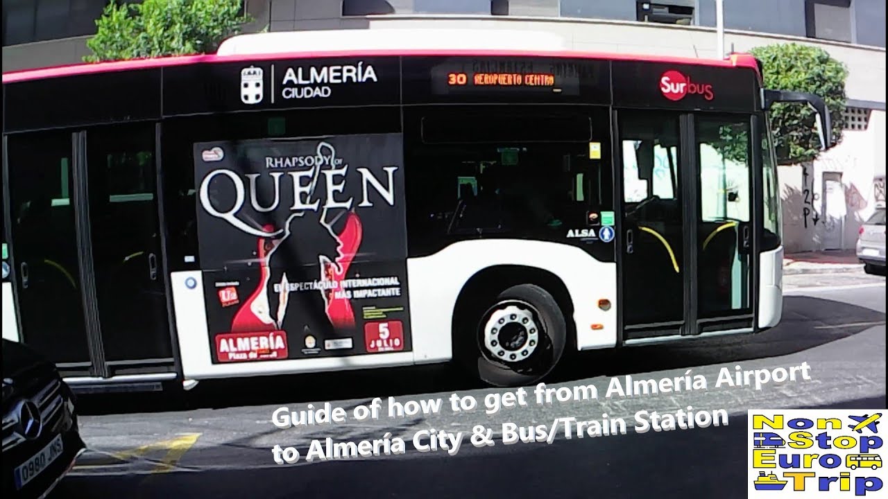 HOW TO GET FROM ALMERIA AIRPORT TO THE CITY AND THE BUS & TRAIN STATION