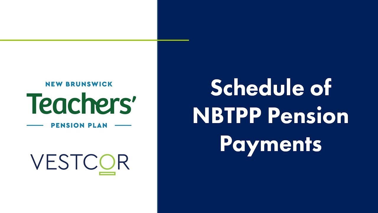 Schedule of NBTPP Pension Payments
