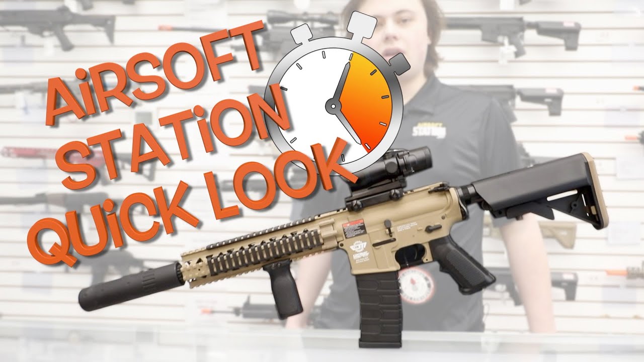 G&G CM18 MOD1 CM Tan and Black Airsoft Rifle