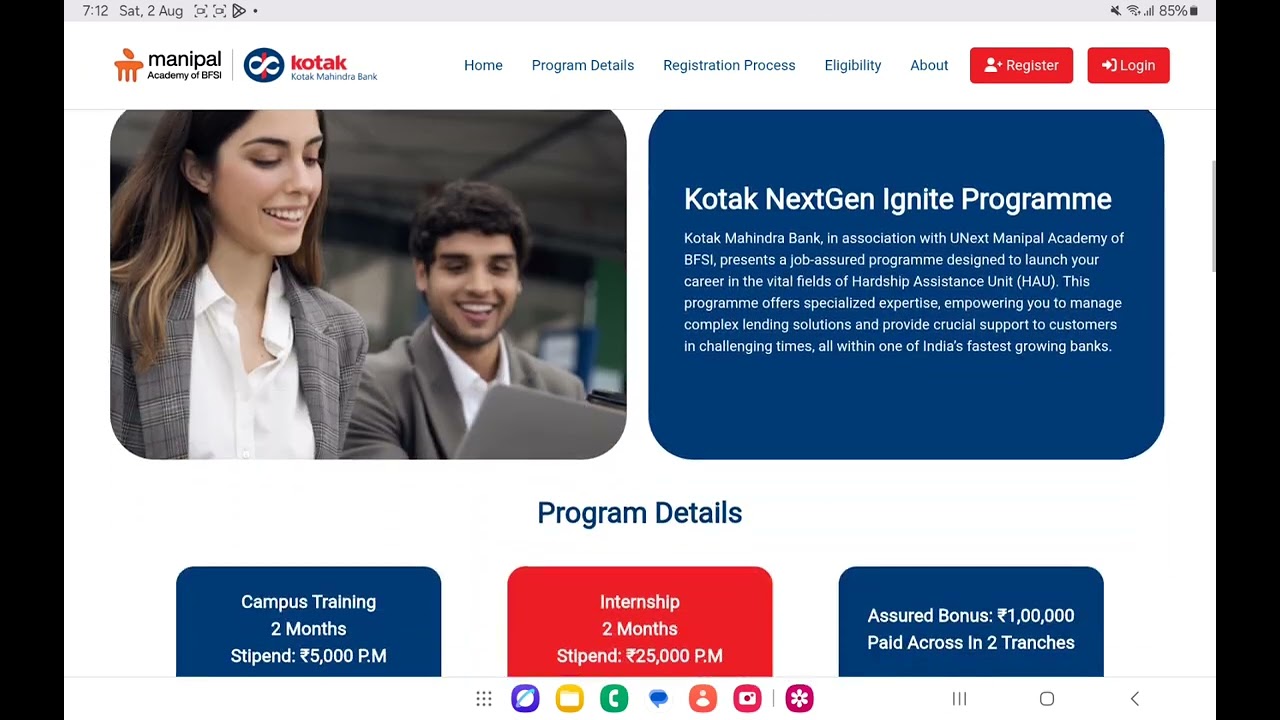 ✌️Kotak nextgen program application open | manipal academy | kotak bank 🤝