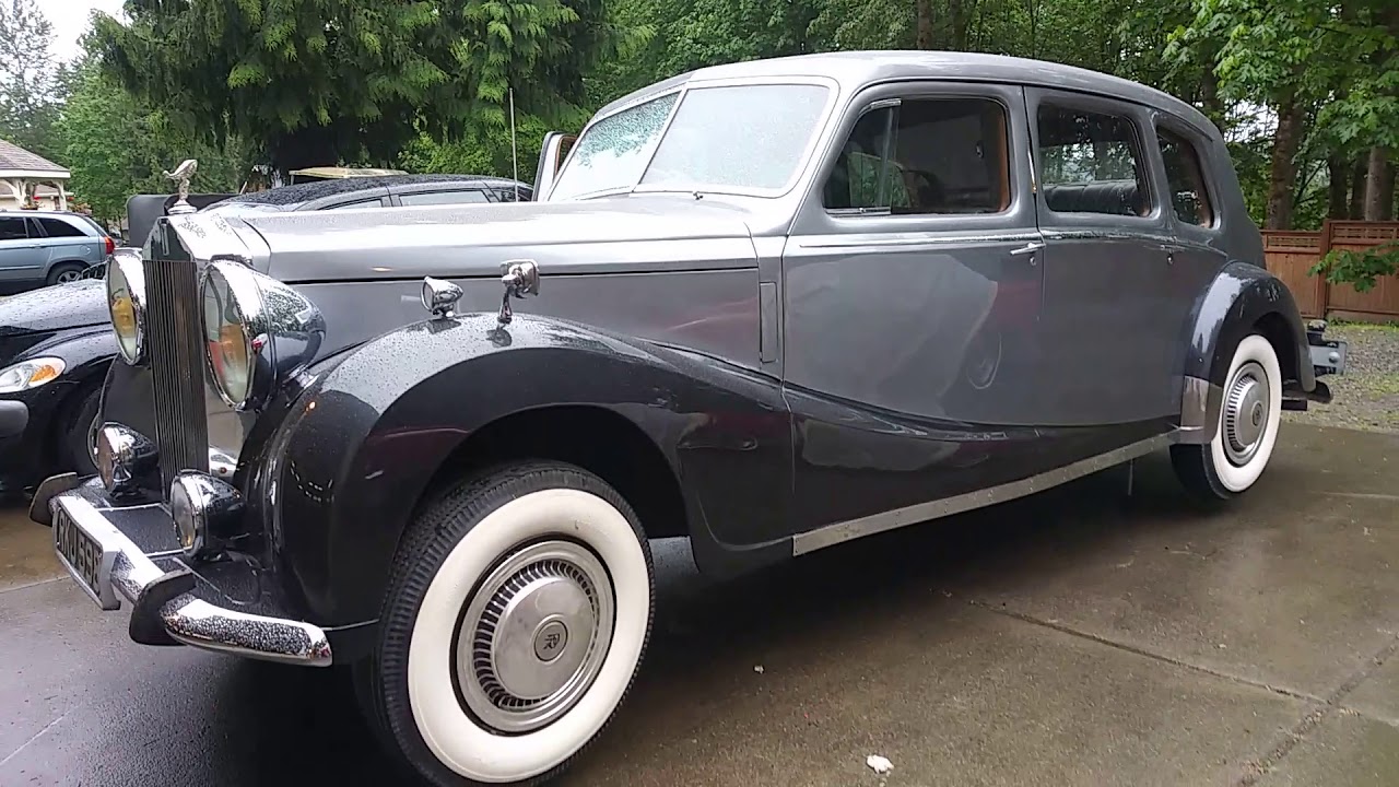 1953 Austin Sheerline Limo Factory 4 wheel lift system in action
