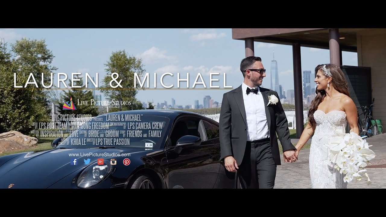 Michael and Lauren Wedding Highlight at Hudson House, NJ