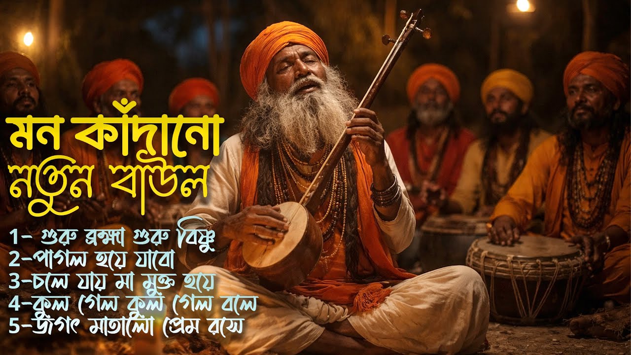 মন কাঁদানো নতুন বাউল / বাউল গান / বাউল গান বিচ্ছেদ গান