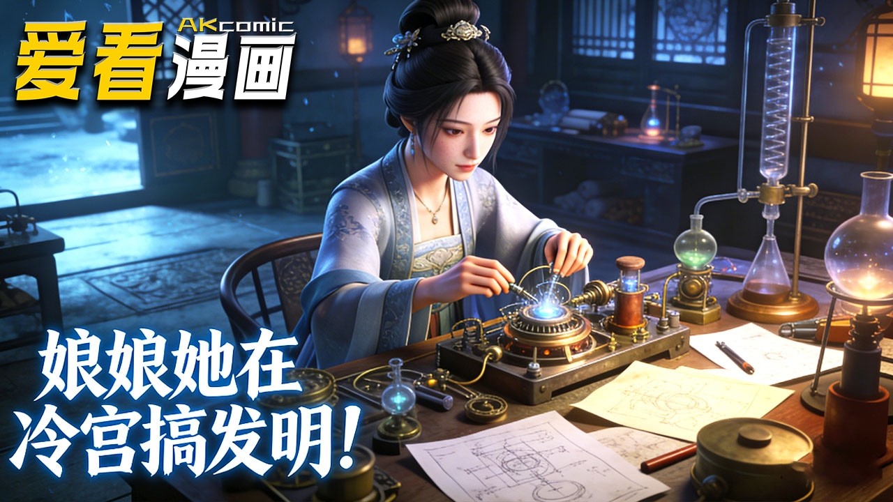 🔥【全新动漫来袭】《娘娘她在冷宫搞发明！》 冷宫修补匠沈初九，用现代黑科技辅佐弃皇子，登基开启大魏工业时代！#動漫 #漫剧 #爱看漫画 #搞笑