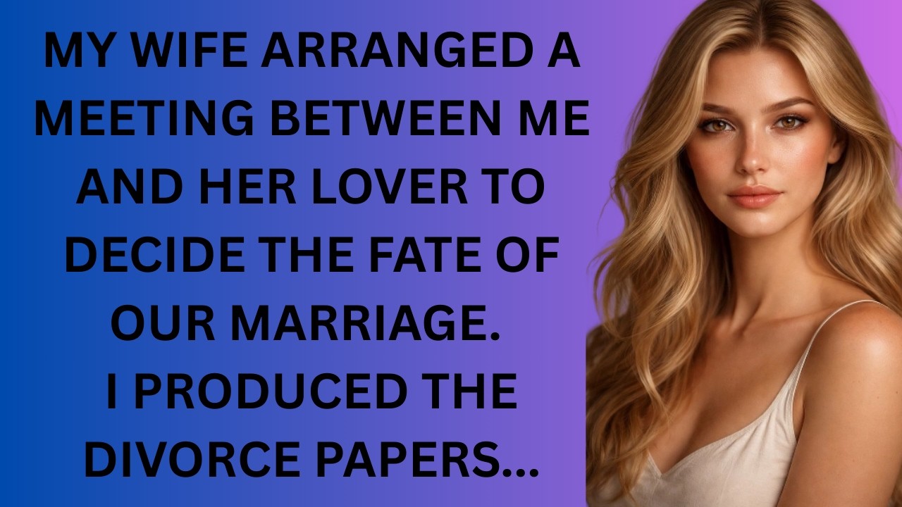 My Wife Invited Me to Dinner With Her Lover to “Choose”—I Brought the Divorce Papers