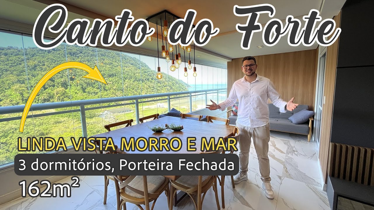 Apartamento no Residencial Contemplare, 162m², LINDA VISTA MORRO, no Canto do Forte, Praia Grande/SP