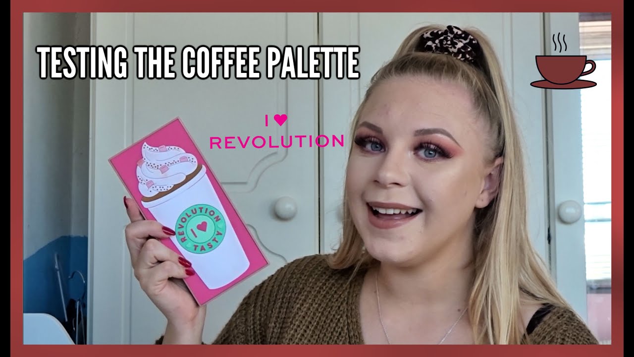 TESTING THE I HEART REVOLUTION COFFEE PALETTE ☕️
