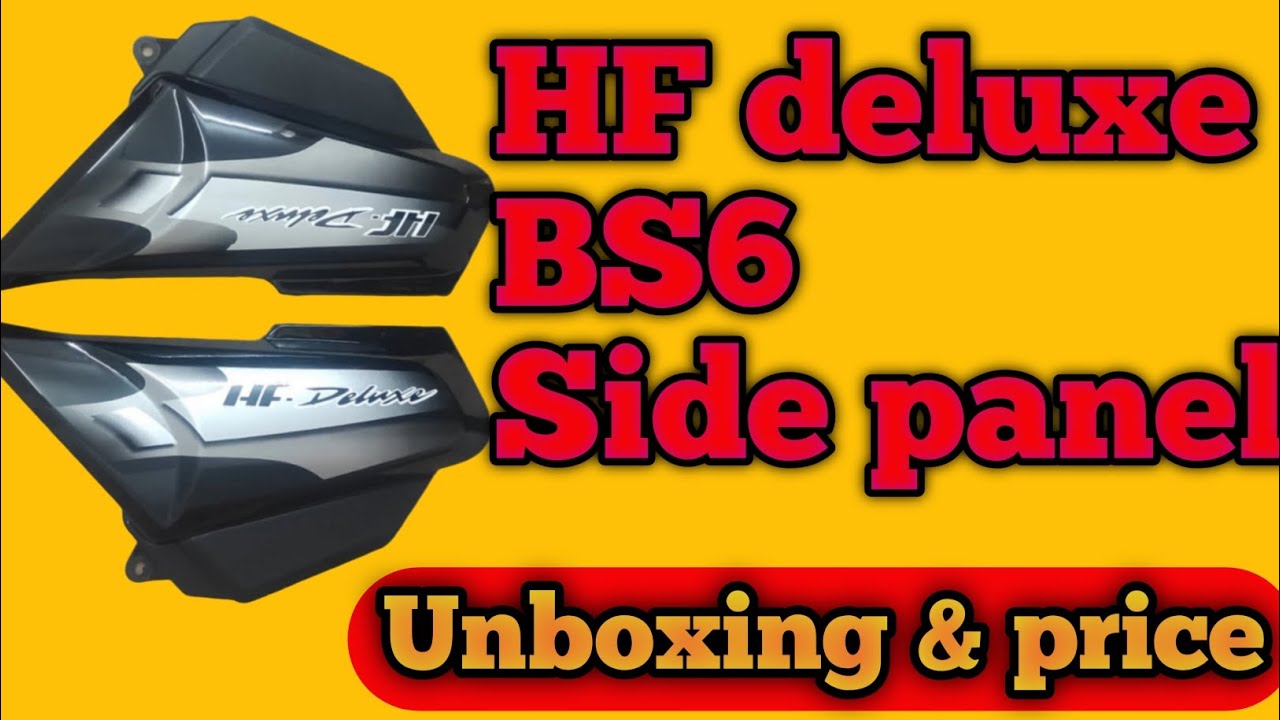 HF deluxe side panel unboxing//price details #automobile #unboxing #price #bike #mechanic