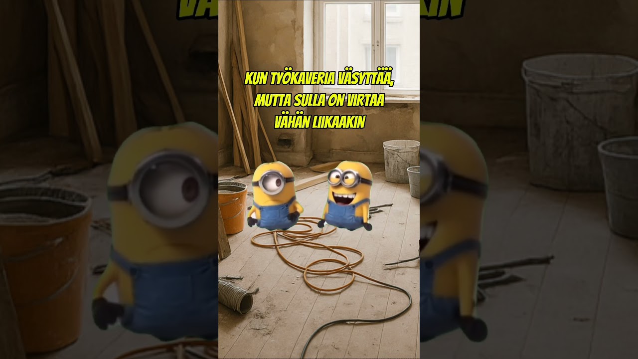 Kun ty&ouml;kaveria v&auml;sytt&auml;&auml;,mutta sulla on virtaav&auml;h&auml;n liikaakin #shorts #ty&ouml;