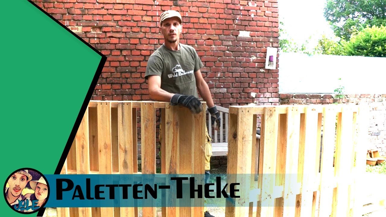 DIY Paletten-Theke
