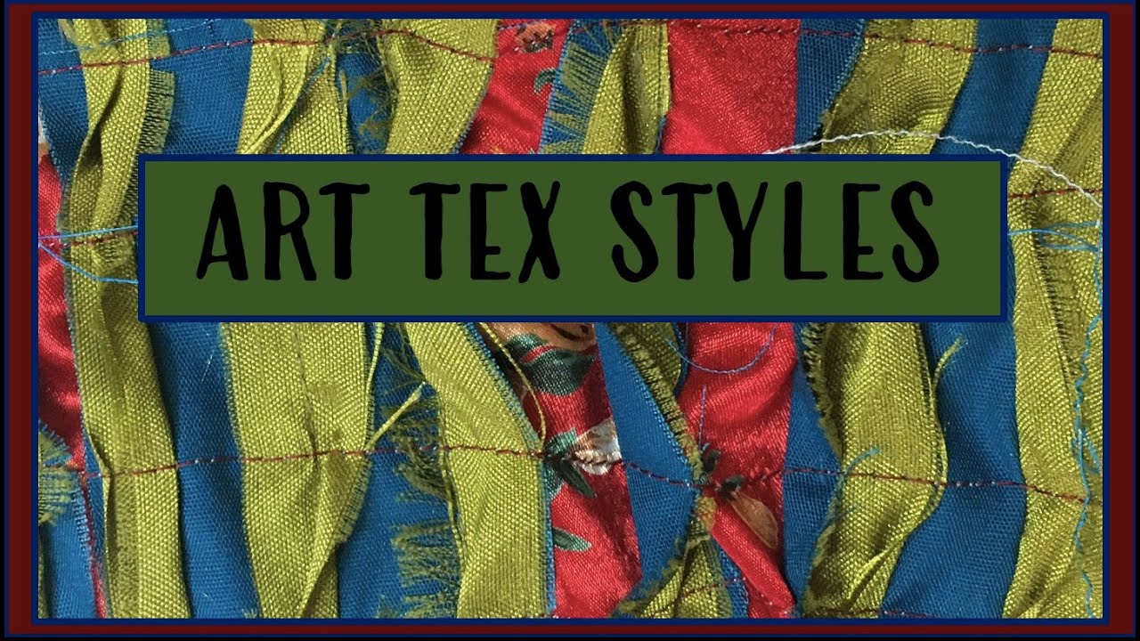 TECHNIQUE DOWNLOAD!  Teach yourself textile art basics here...