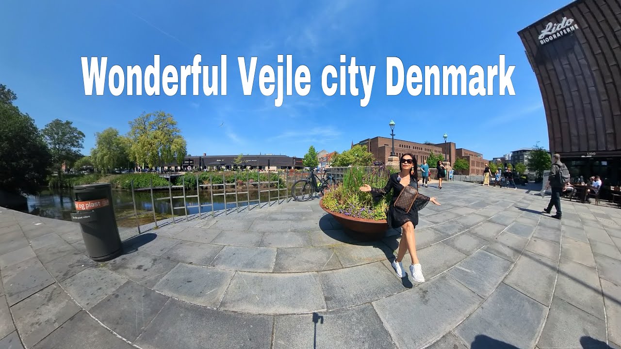 Nice Place to visit Vejle Walking Street ~ Travel video