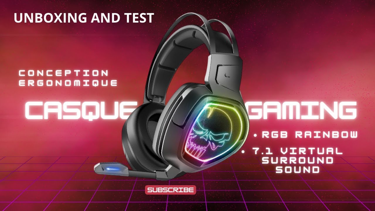 Casque Spirit of Gamer Xpert H1300 Unboxing & TEST /Headphone Spirit of Gamer Xpert H1300