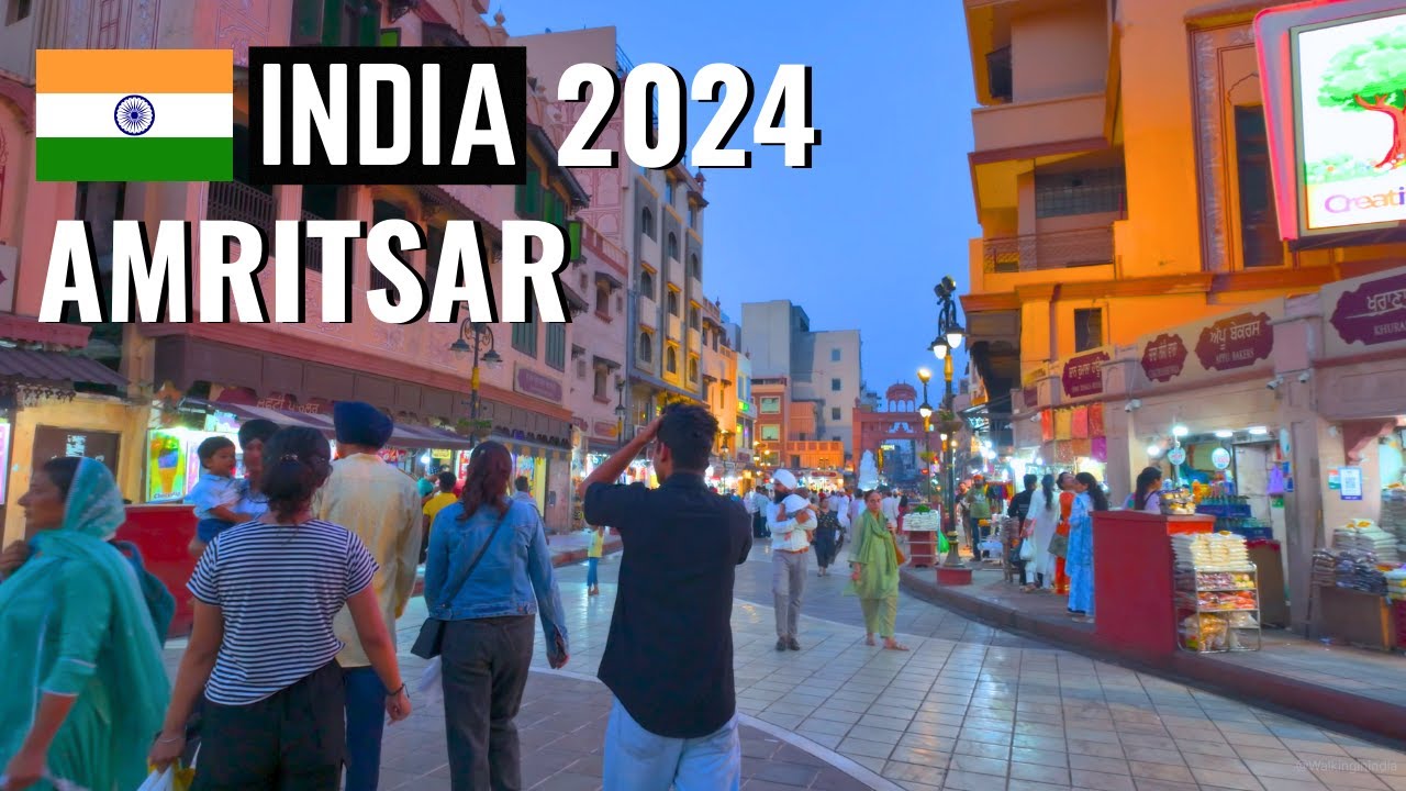 4K Walking in India 2024 - Amritsar, Punjab 🇮🇳