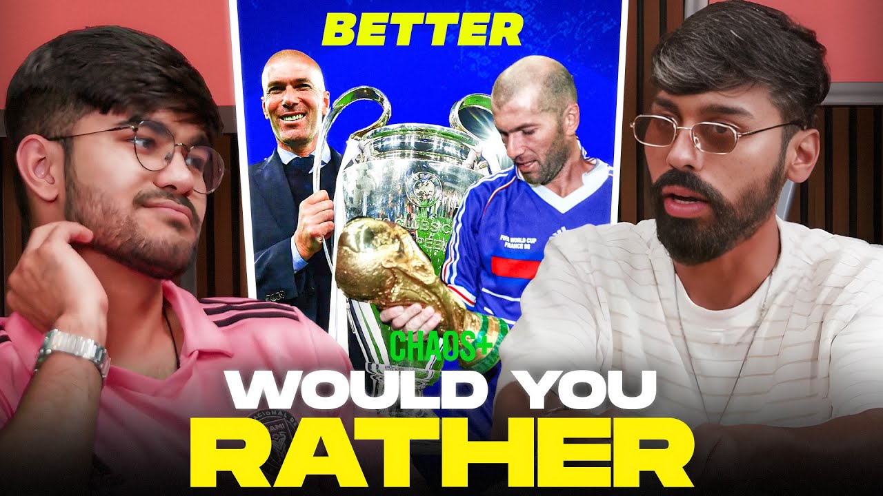 CHAOS CLUB Would You Rather? FOOTBALL EDITION