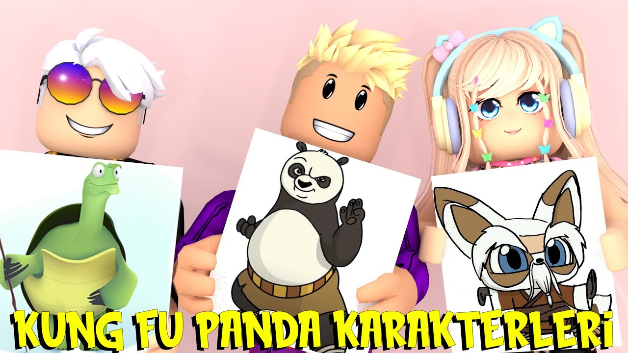 KUNG-FU PANDA KARAKTERLERİNİ ÇİZİYORUZ w/BUSE DUYGU PAMİR ROBLOX SPEED DRAW