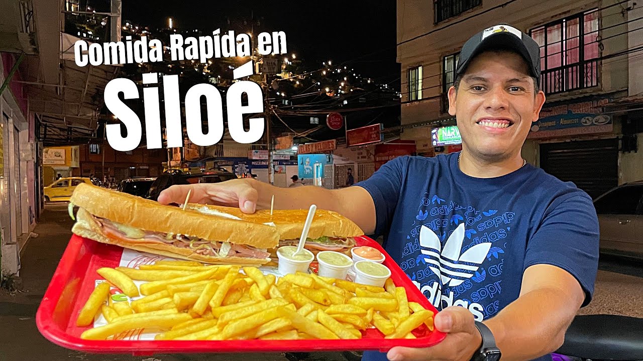 Probando la COMIDA RAPIDA de SILOE en Cali 🍔
