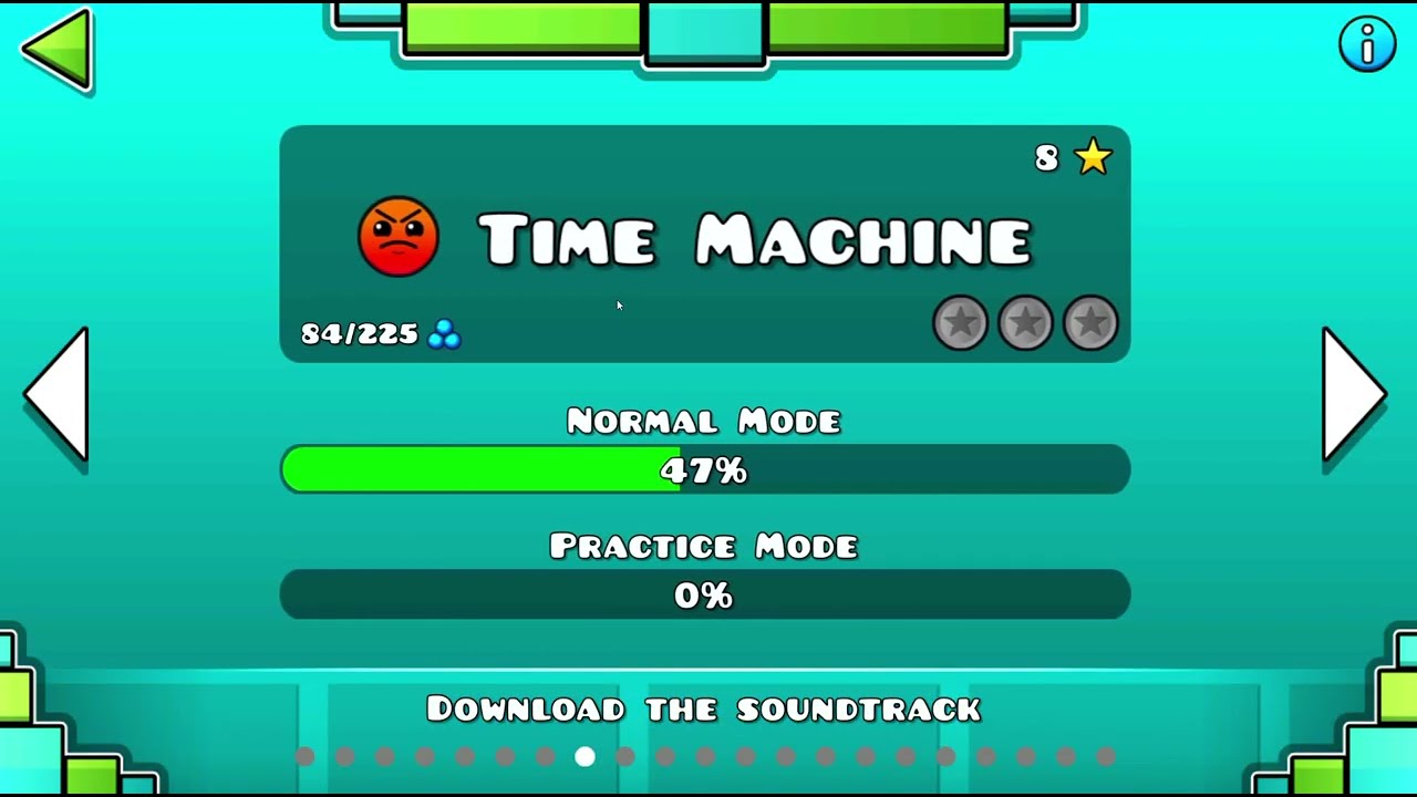 Trying to beat Geometry Dash Lite