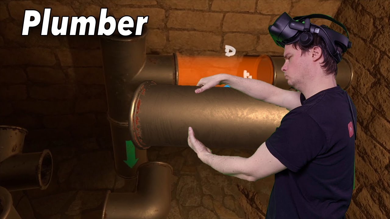How fast can you lay the pipes? Plumber [VR Gameplay]