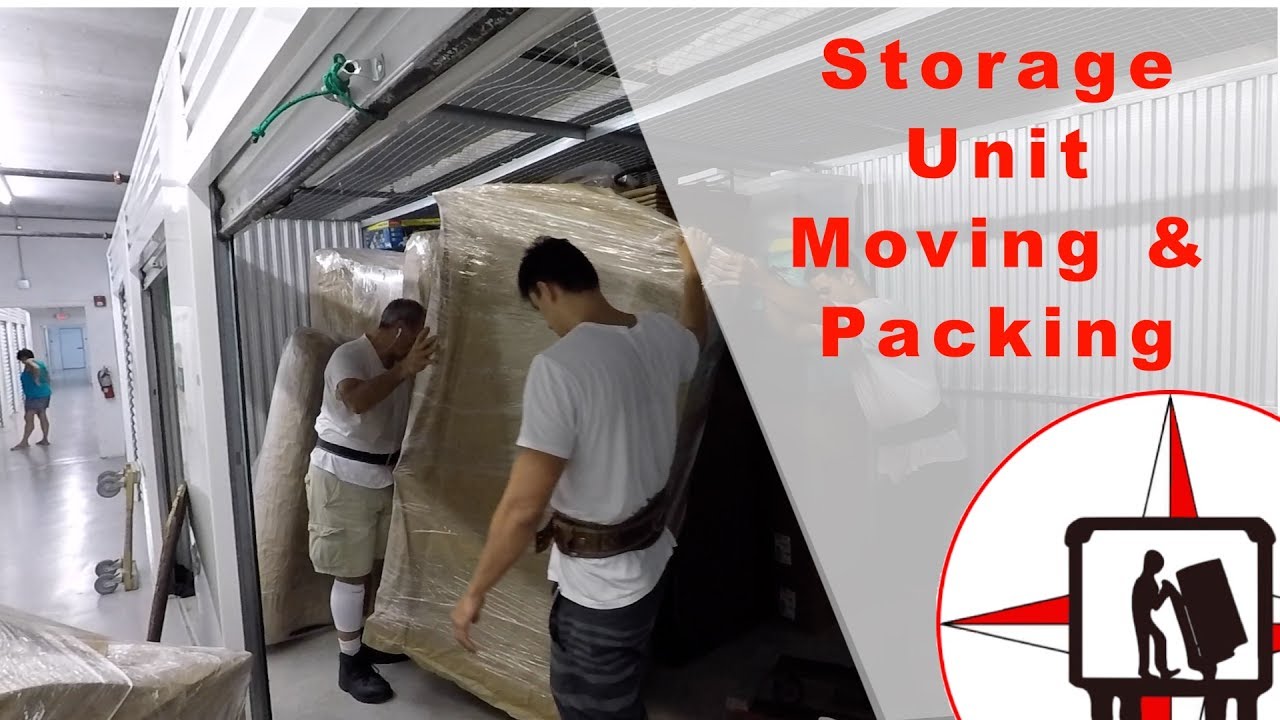 STORAGE PACKING LOADING AND MOVING TO STORAGE