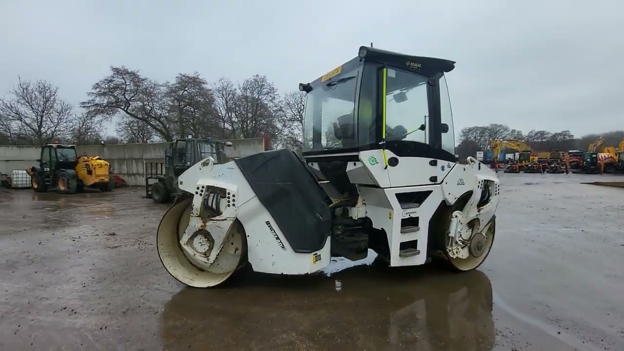 2015 Bomag BW161 AD-5 Tandem Roller, Entered into Prees Plant Auction
