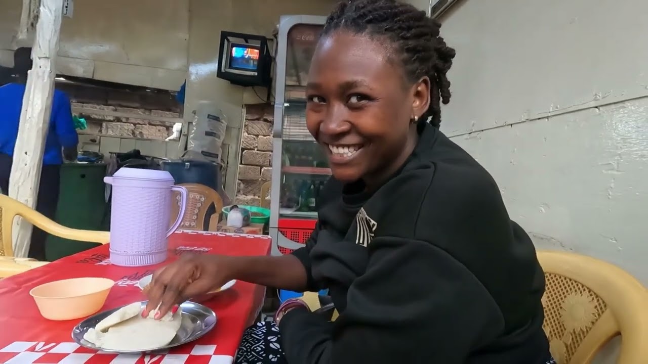 My Ugandan 🇺🇬 Sister Falls in Love With Kenyan 🇰🇪 food in Nairobi