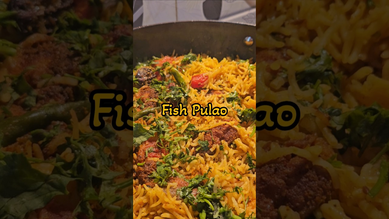 Easy way to make delicious Fish Pulao at home 