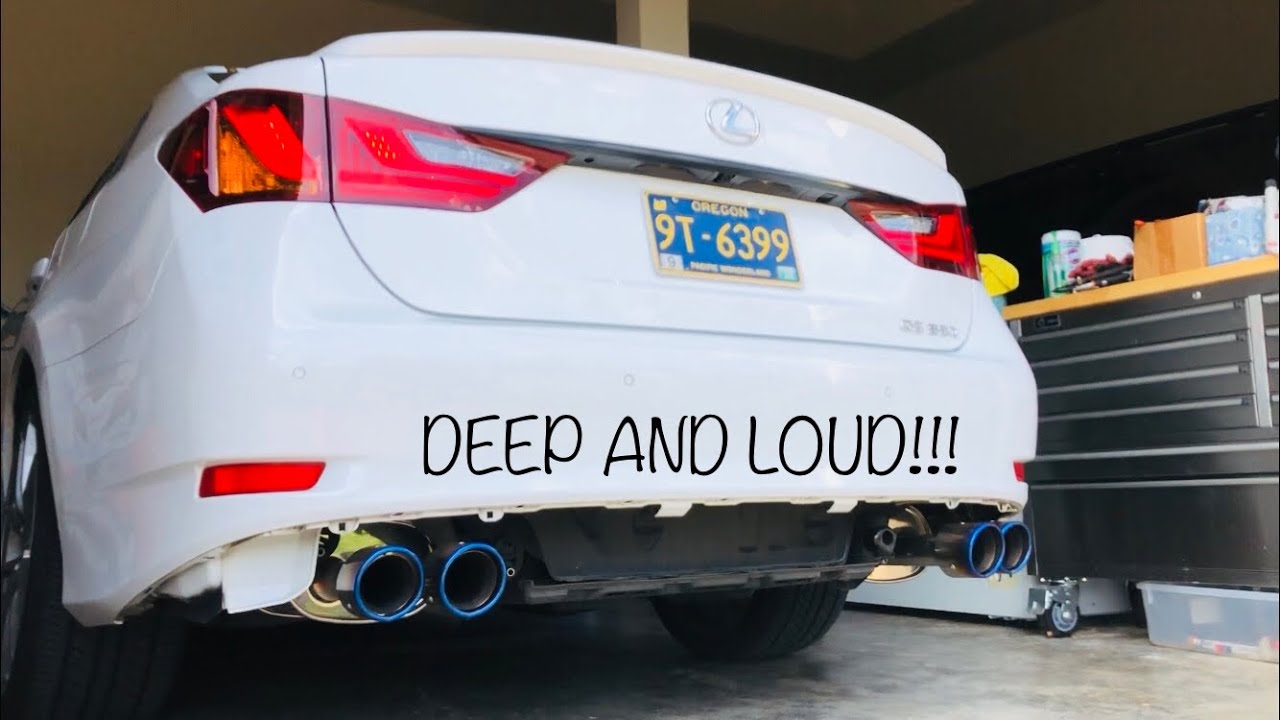The sound of APEXi N1-X Evolution Exhaust system on the Lexus GS350 F Sport!