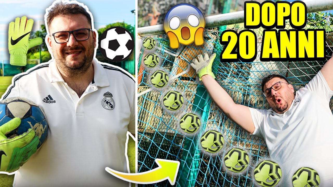 ⚽️ ALLENO TONY TUBO in PORTA dopo 20 ANNI che NON CI ANDAVA!! Adesso è...