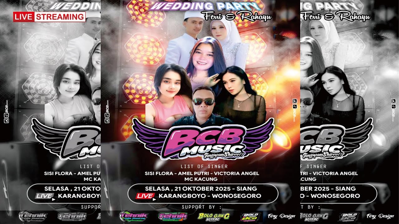 🔴#LIVE BCB  MUSIC - NGUNDUH MANTU FERI DENGAN RAHAYU - TEHNIK AUDIO & TEHNIK LIGTHING -