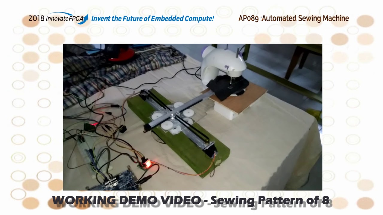 InnovateFPGA - AP089 - Automated Sewing Machine