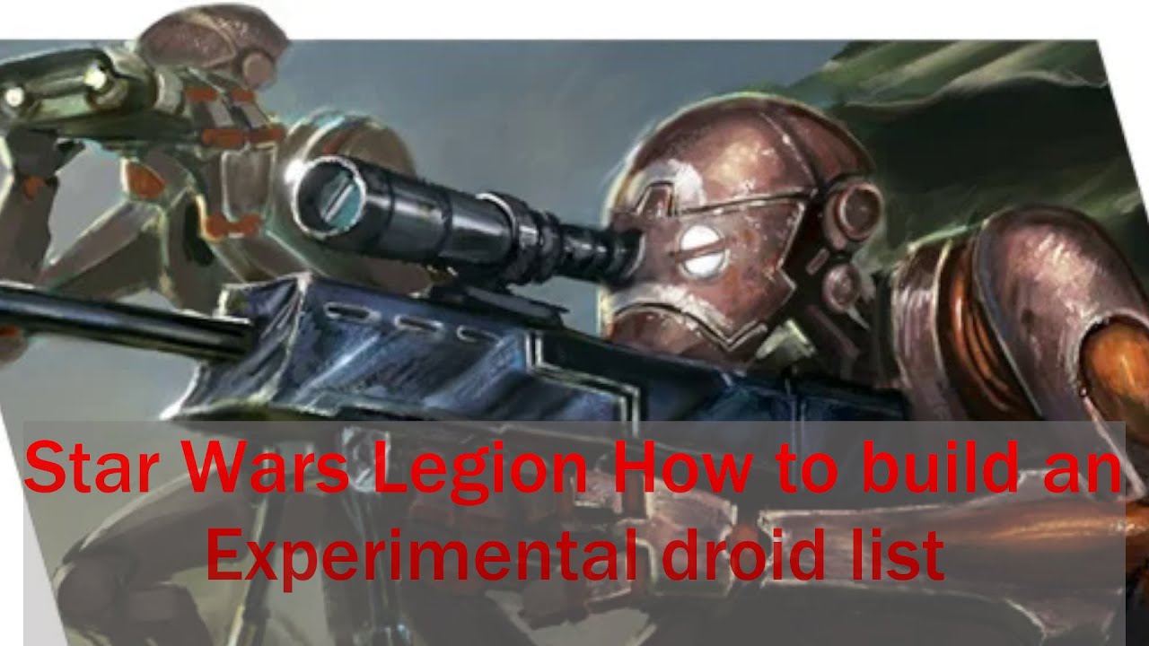 CIS Experimental droid List