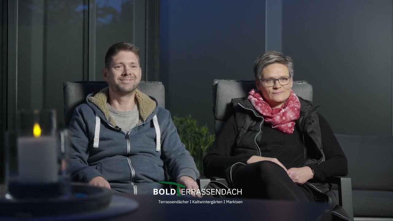 BoldTerrassendach Soltau - Testimonial Kaltwintergarten Terrassenüberdachung anthrazit