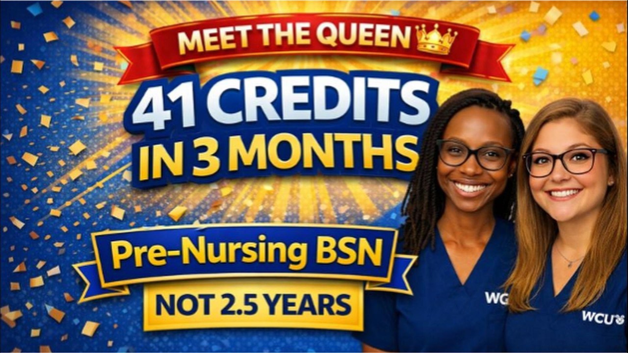 ✅ WGU Pre-Nursing College Hack 👑 13 Courses in 95 Days (NOT 2.5 Years)