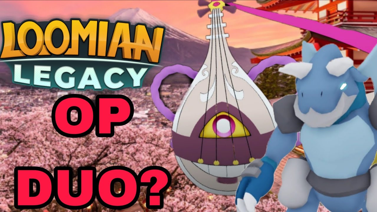 Biwarned and gargolem are a good lead in doubles!!! (Loomian legacy pvp doubles #roblox)