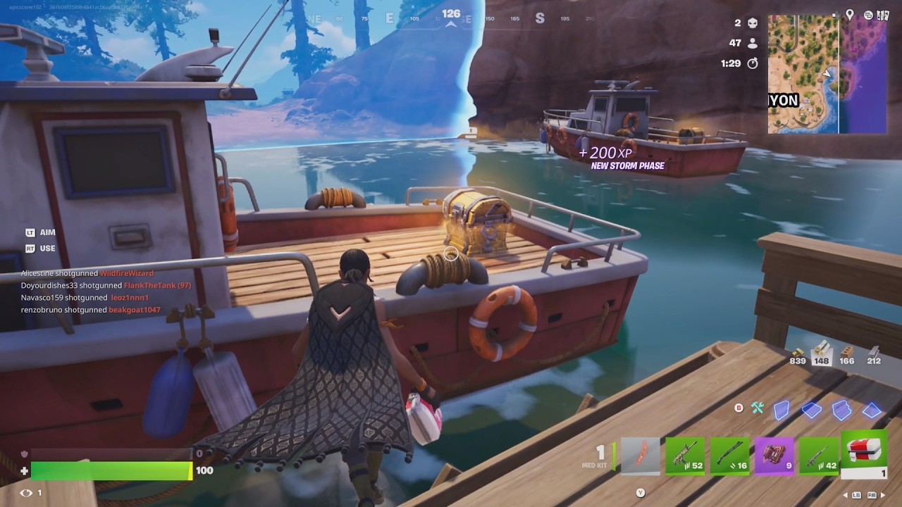 Fortnite gameplay videogames