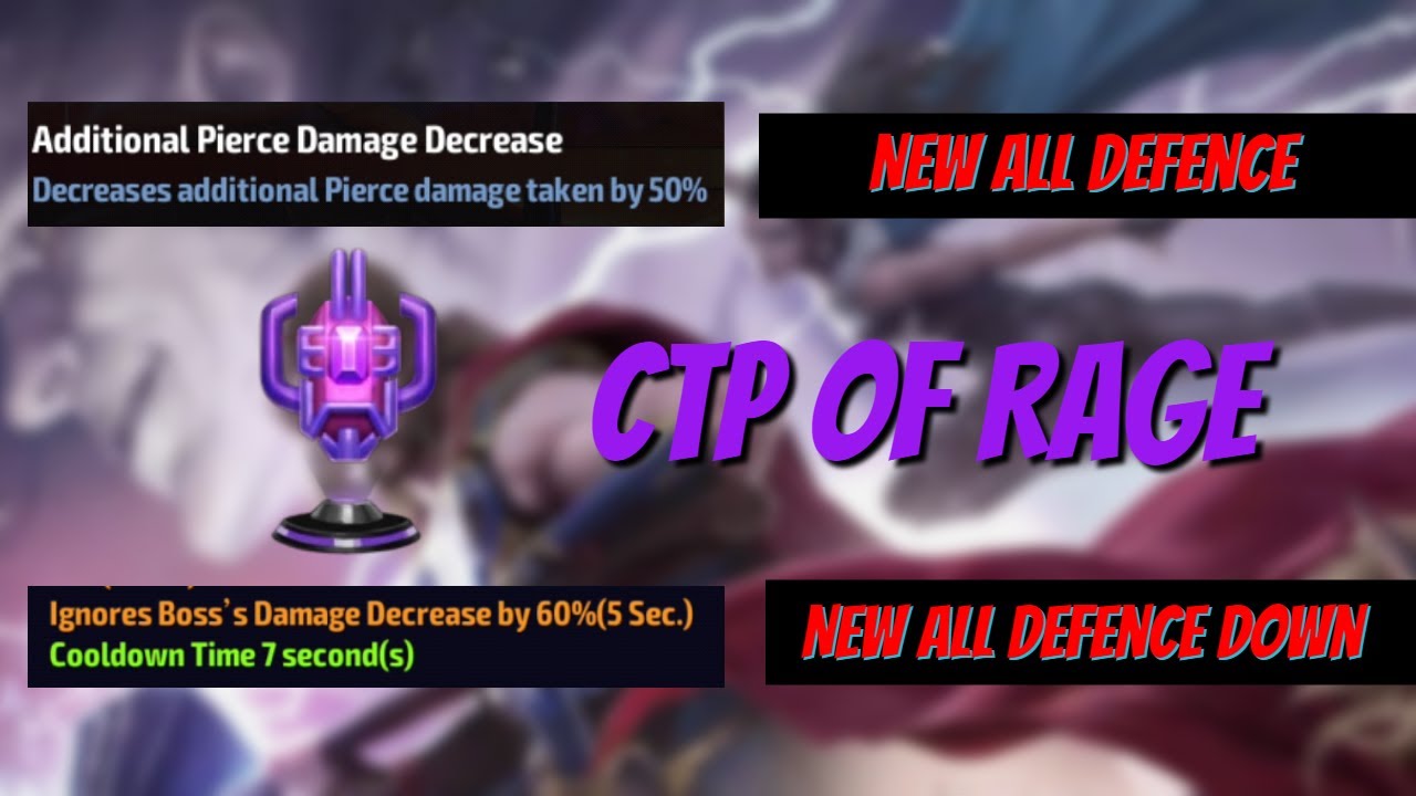 How CTP of Rage is being the best for Dormammu GBR - Marvel Future Fight #MFF